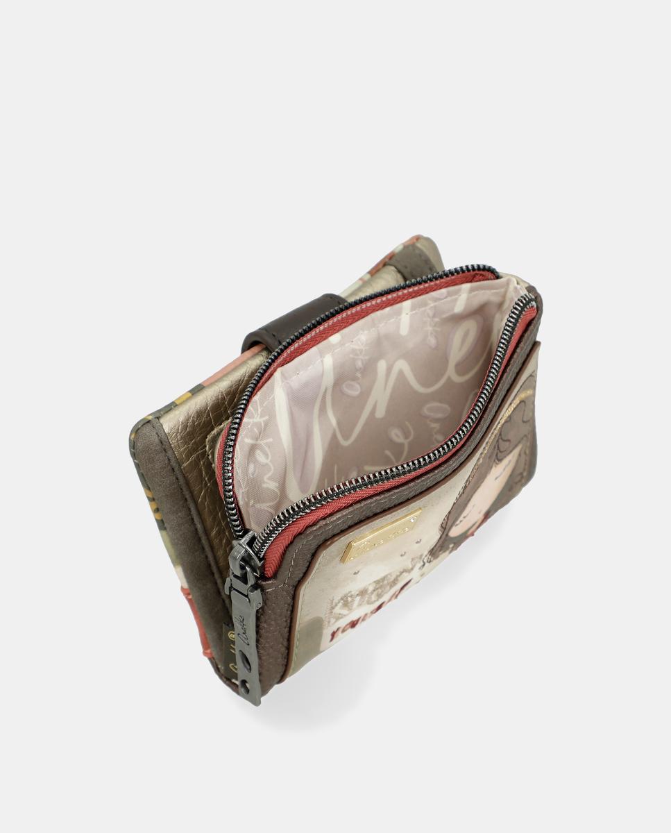 Porta-Moedas Pequeno Flexível RFID Muse Multicolor-6