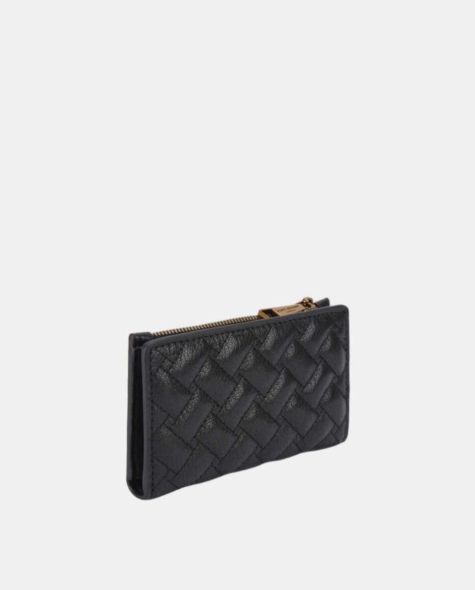 Carteira Bifold em Pele Preto-3