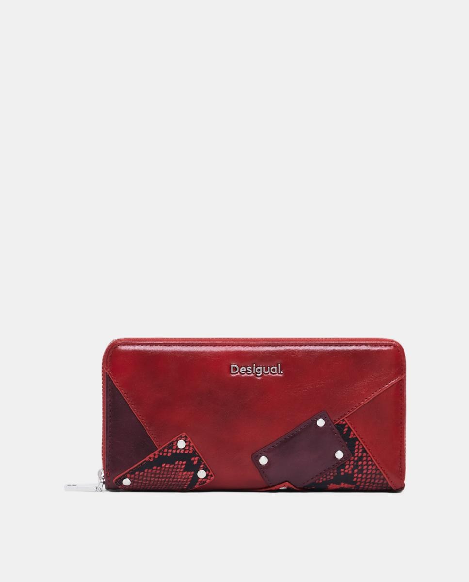 Porta-Moedas Grande Snake Vermelho-1