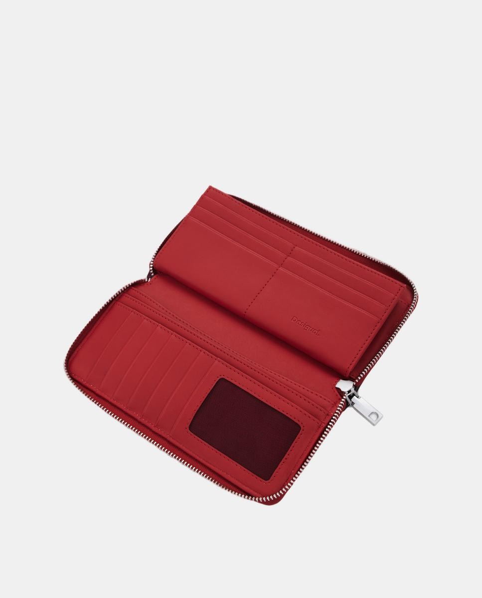 Porta-Moedas Grande Snake Vermelho-4