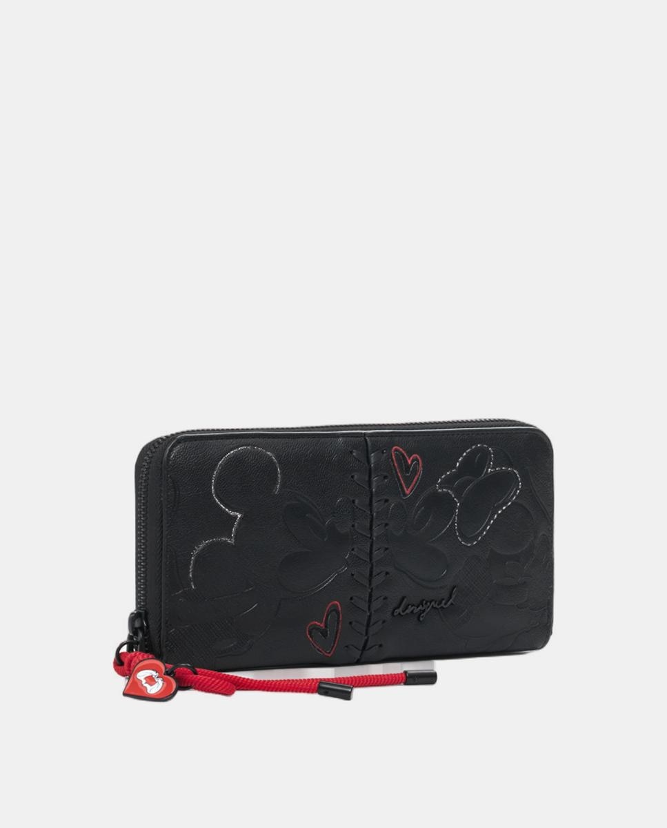 Porta-Moedas Grande Mickey Mouse™ Preto-2