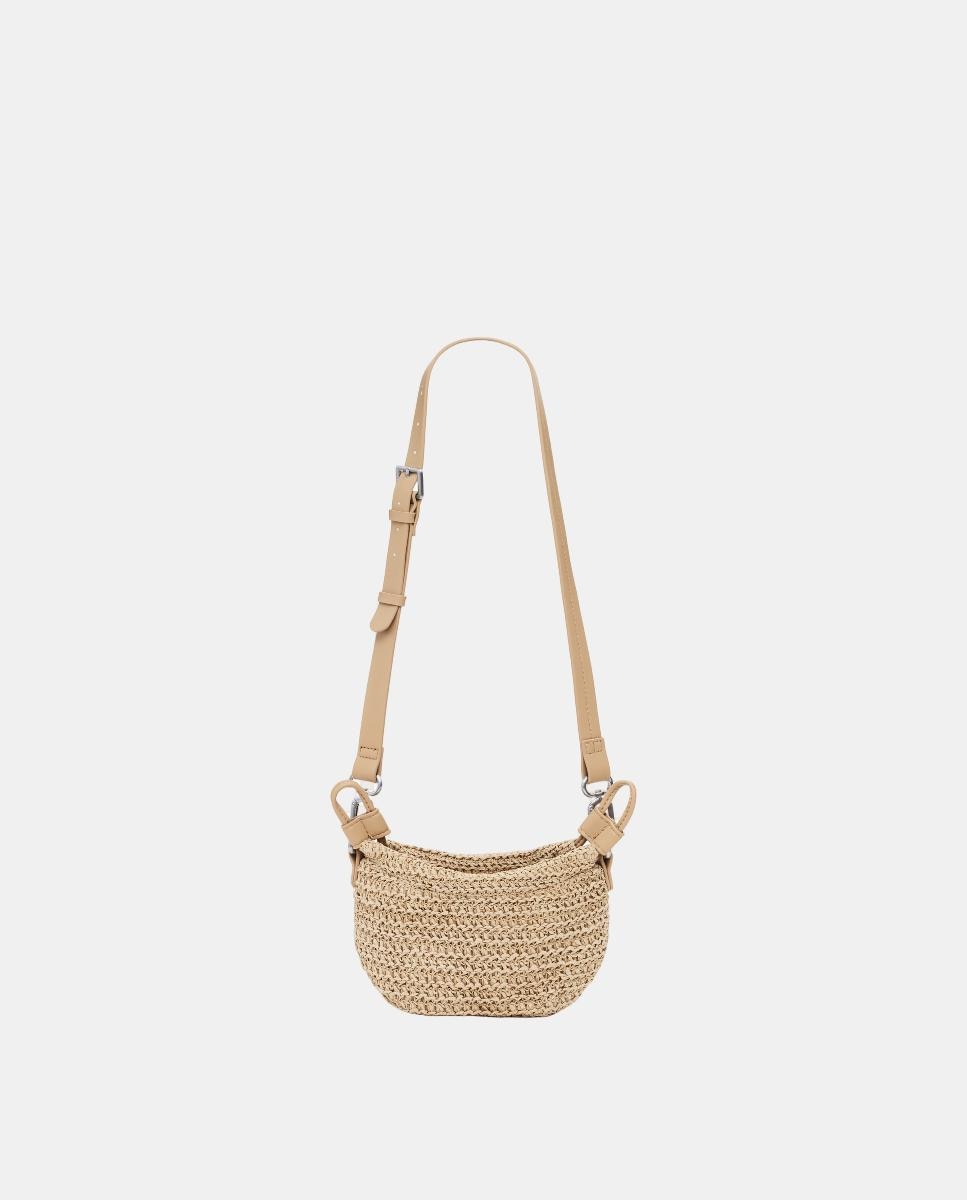 Porta-Moedas Grande Oval com Contas Natural-3