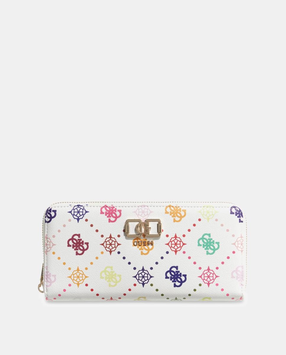 Imagem 0 de Carteira Emelie Grande com Fecho de Correr e Logótipo 4G