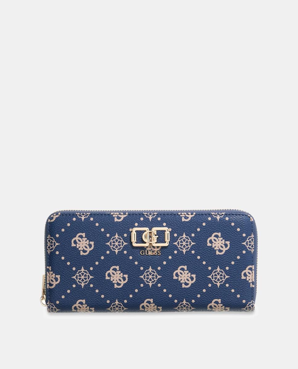 Imagem 0 de Carteira Emelie Grande com Fecho de Correr e Logótipo 4G