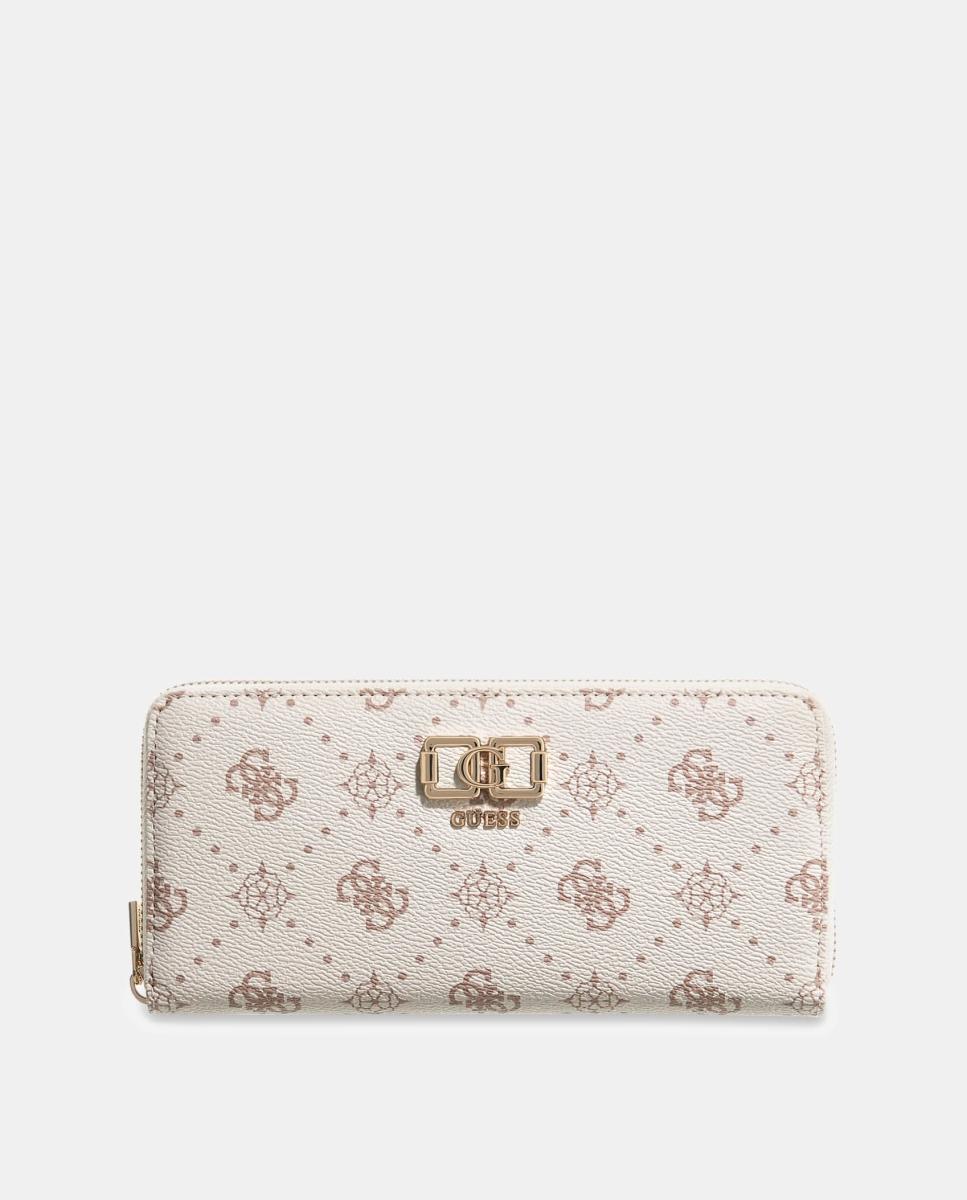 Imagem 0 de Carteira Emelie Grande com Fecho de Correr e Logótipo 4G