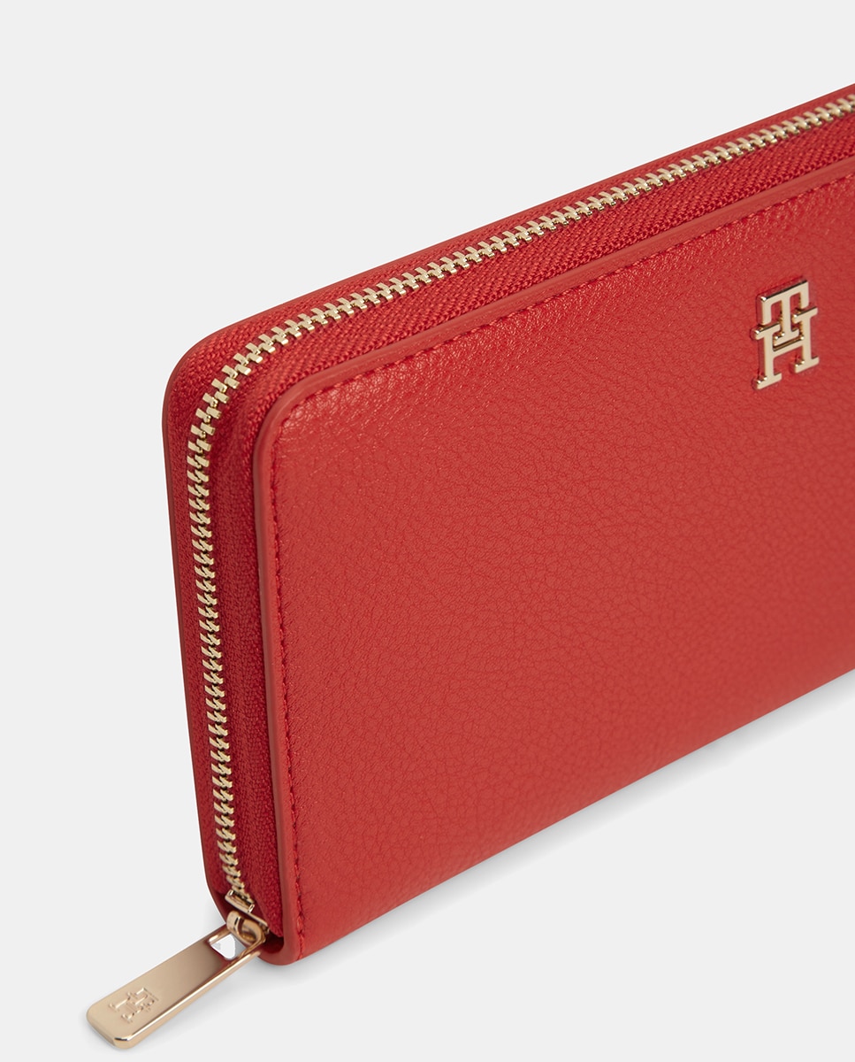 Carteira Comprida em Cor Vermelha da Tommy Hilfiger Vermelho-2