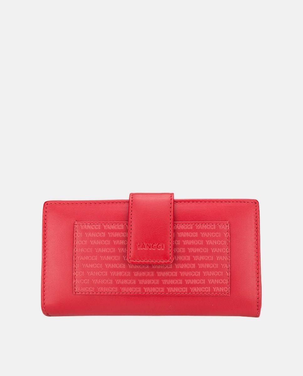 Imagem 0 de Porta-Moedas Grande com Bolso com Efeito em Pele - Verde-Claro