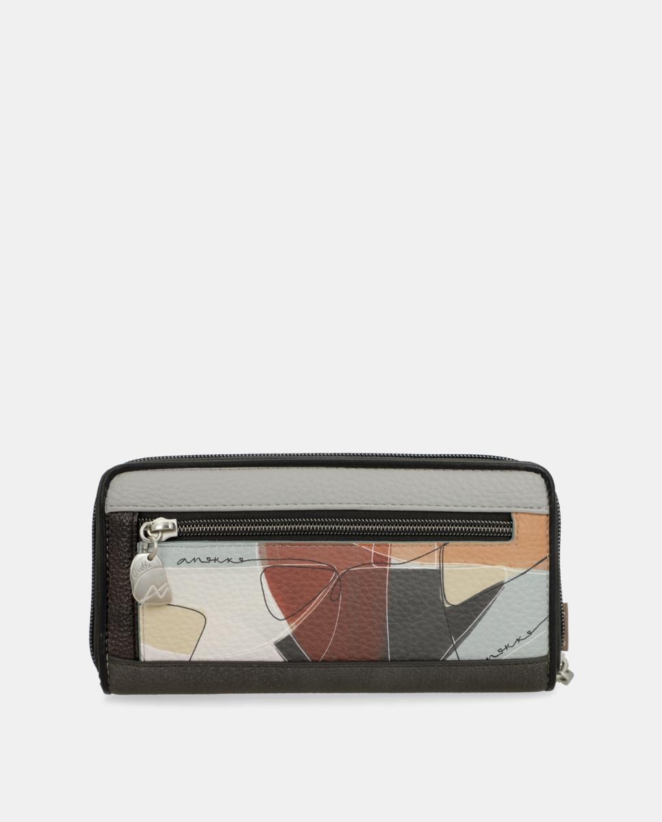 Carteira Grande RFID Sophia Multicolor-3