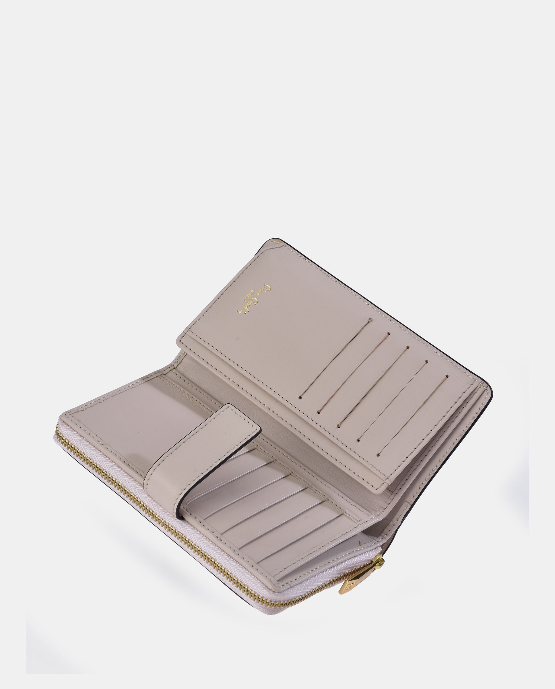 Imagen 5 de Monedero billetero grande mujer Pierre Cardin en piel - Beige Beige