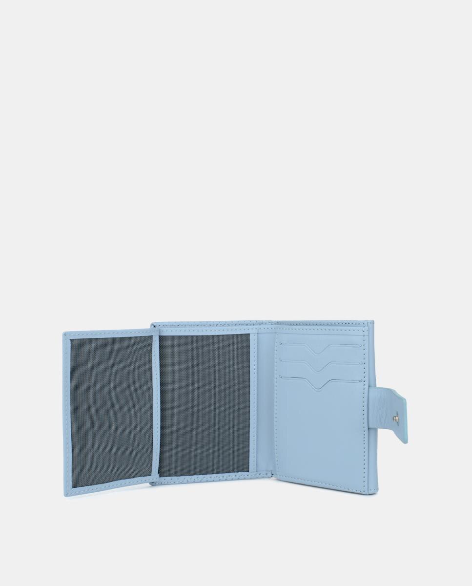 Billetero pequeño - Pielnoble - Azul claro Azul claro-3