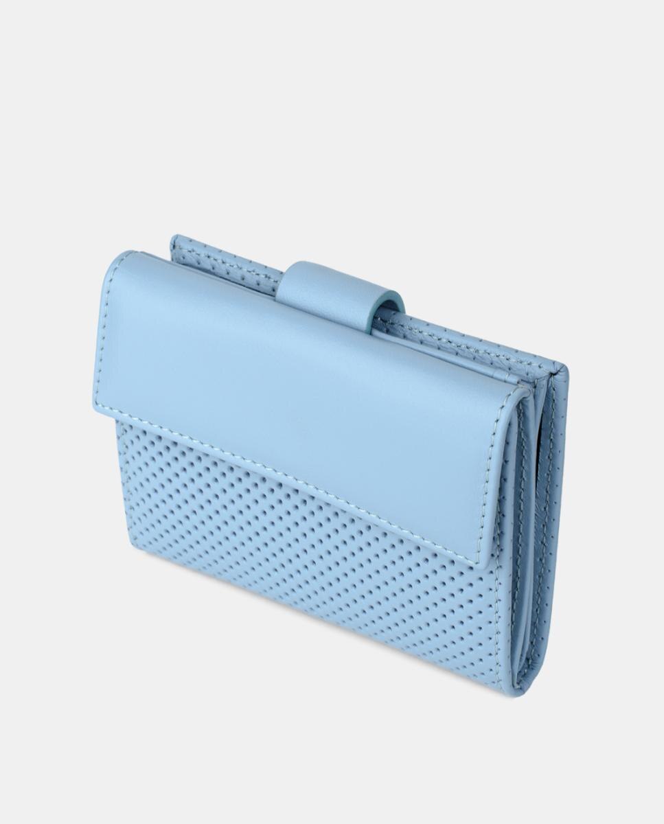 Billetero pequeño - Pielnoble - Azul claro Azul claro-4