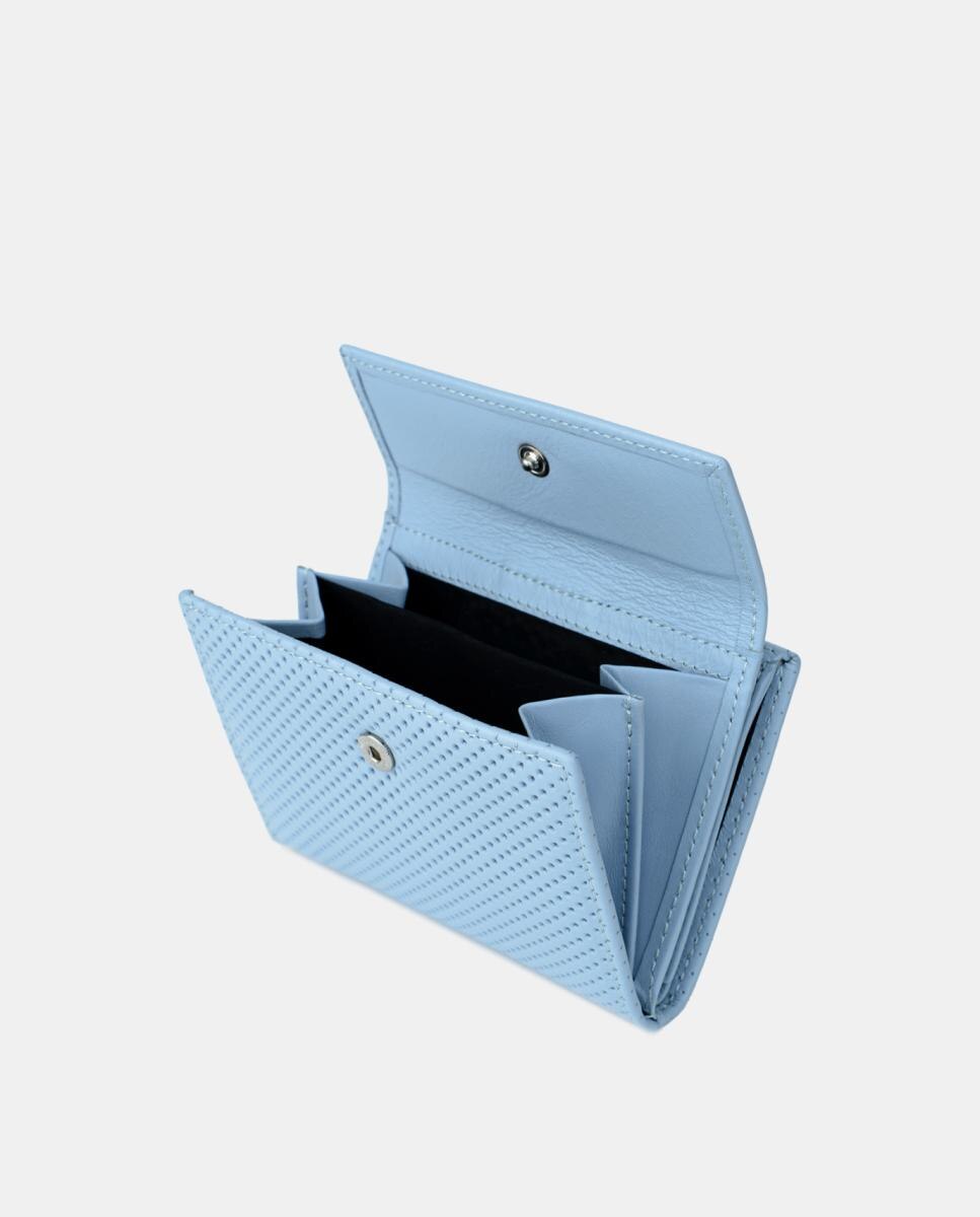 Billetero pequeño - Pielnoble - Azul claro Azul claro-5