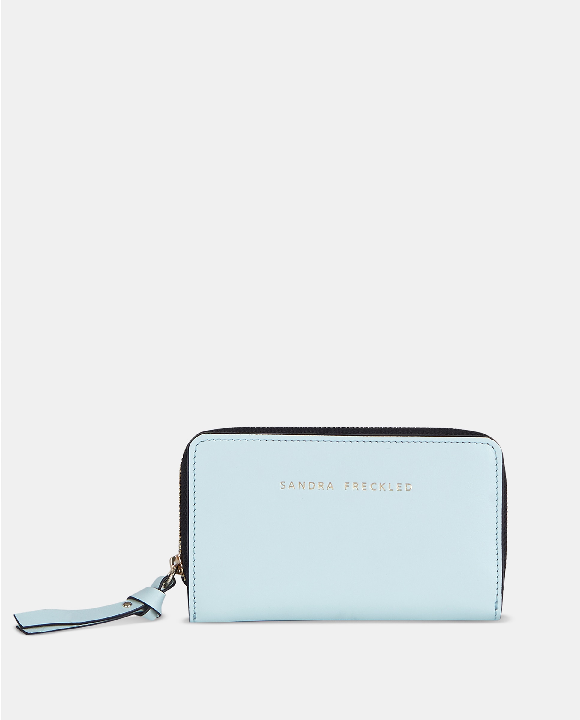 Imagem 0 de Porta-Moedas em Pele Lisa com Fecho de Correr