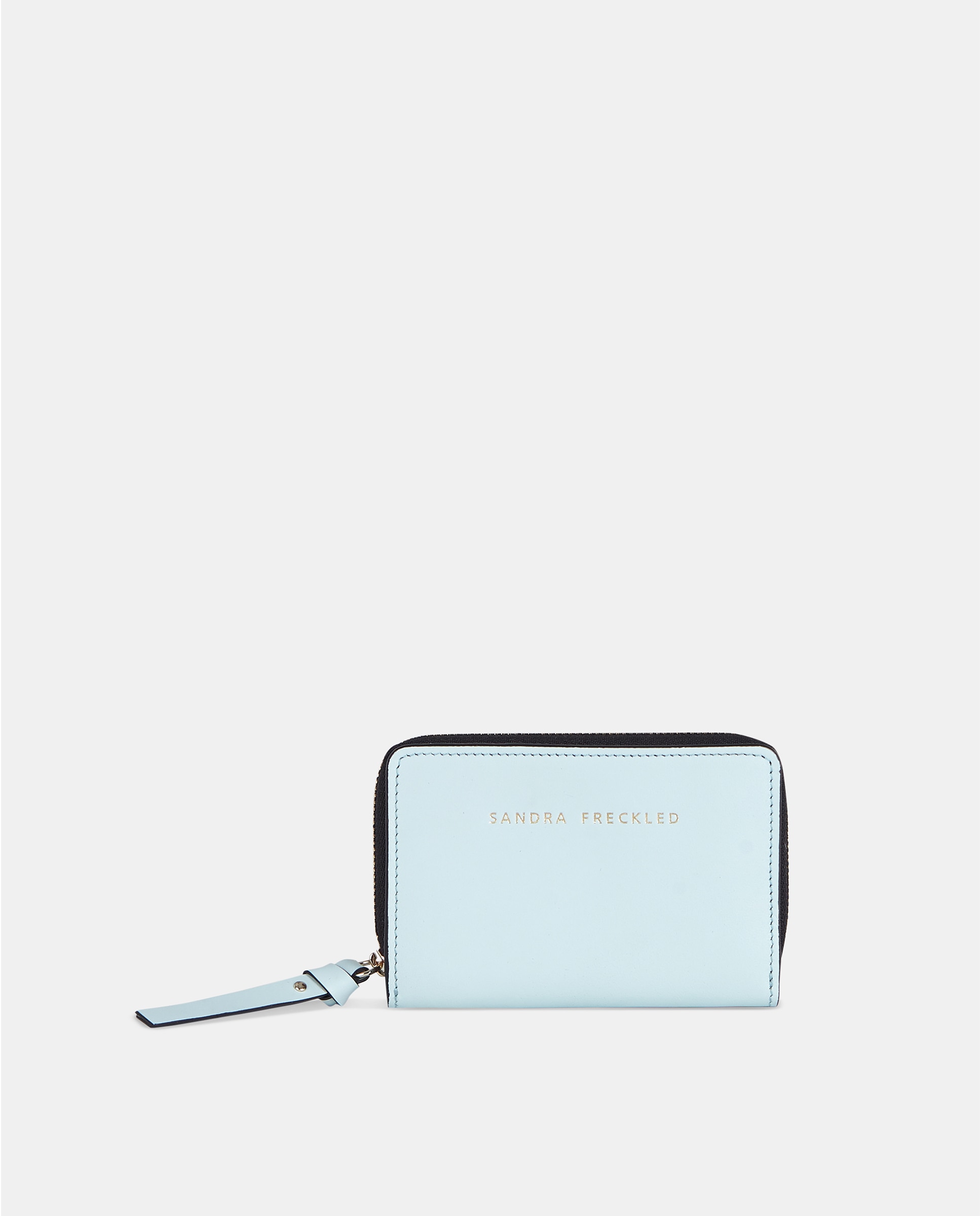 Imagem 0 de Porta-Moedas Pequeno em Pele Lisa com Fecho de Correr