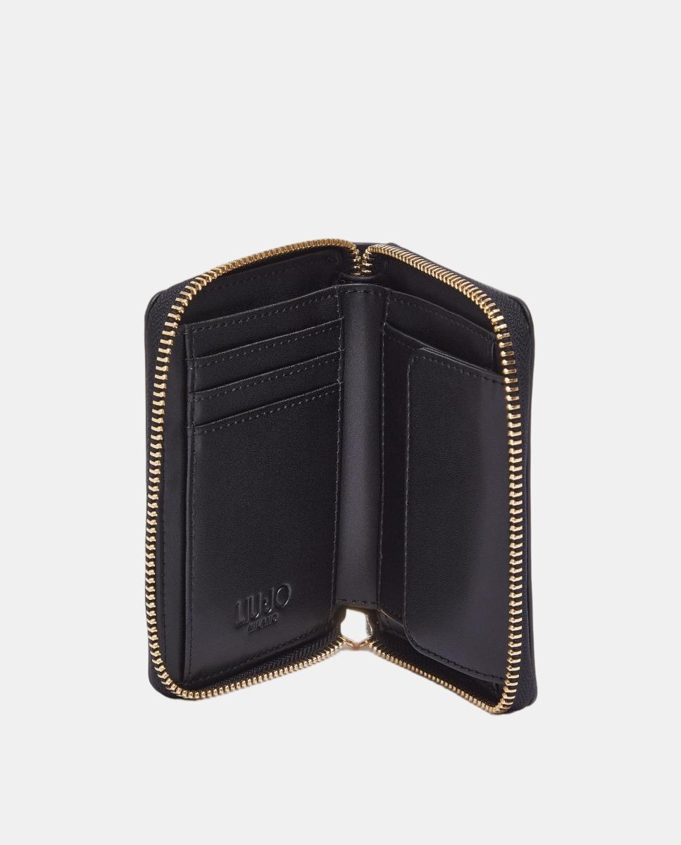 Imagen 6 de Billetero con cremallera y estampado logo M - LIUJO - Marrón oscuro Marrón oscuro