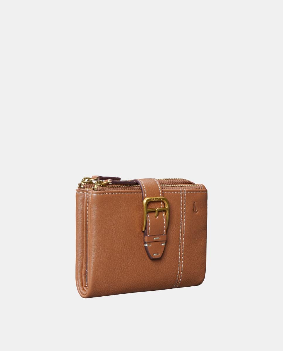Cartera pequeña de mujer en piel - Abbacino - Marrón Marrón-2