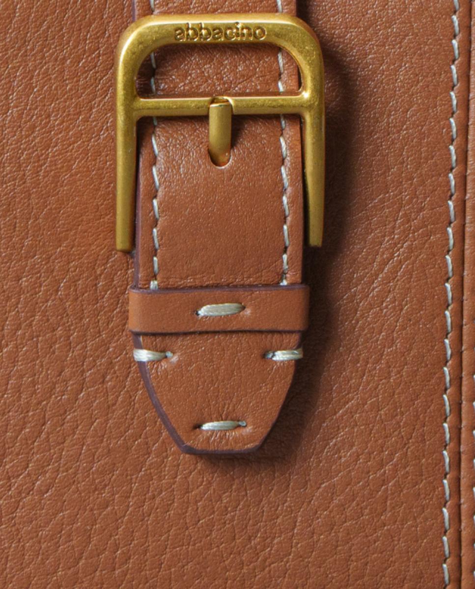 Cartera pequeña de mujer en piel - Abbacino - Marrón Marrón-9
