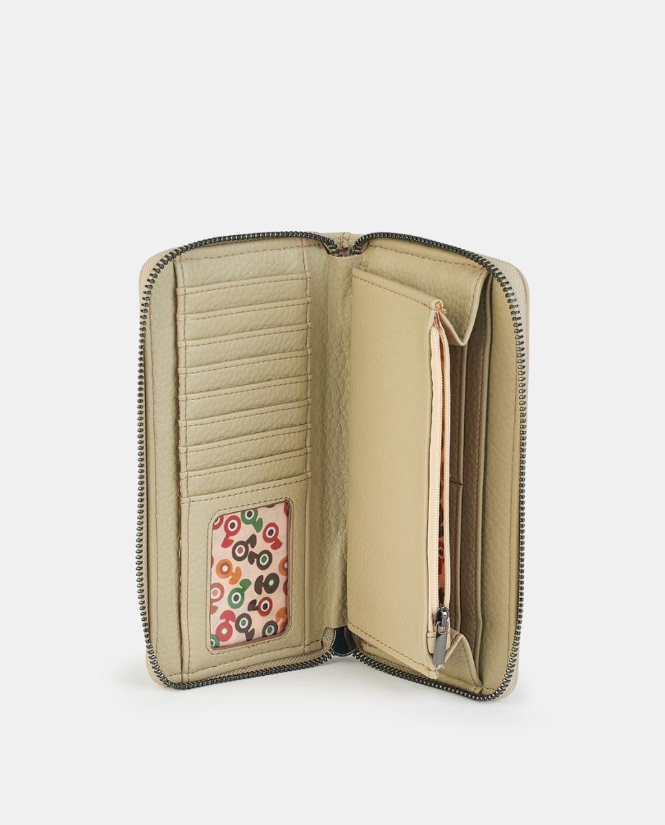 Imagen 3 de Billetero con cremallera - Caminatta - Beige Beige