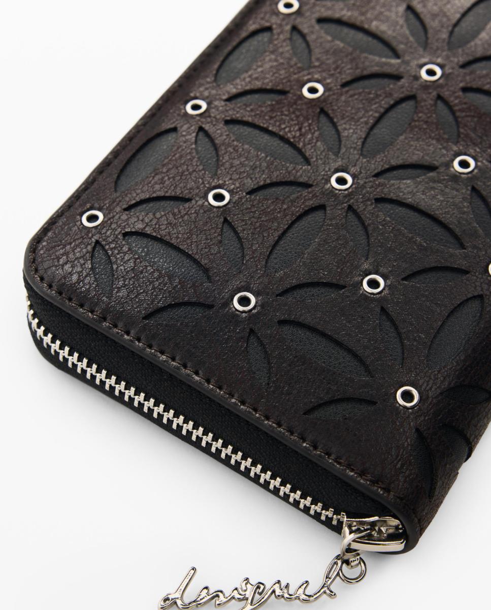 Porta-Moedas Acolchoado Grande Preto-2