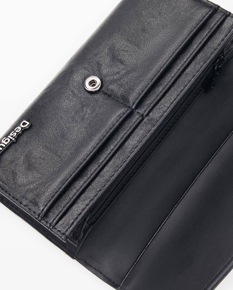 Porta-Moedas Acolchoado Grande Preto-3