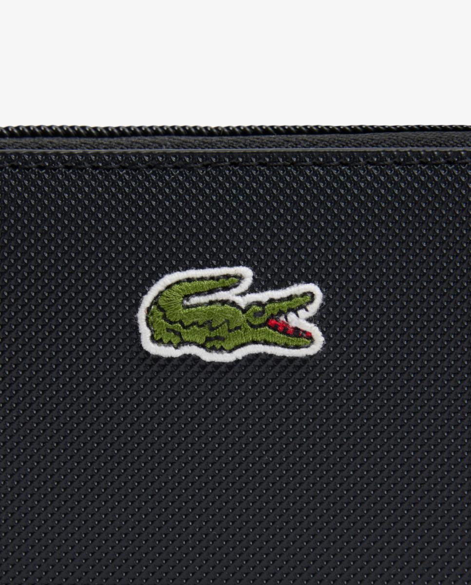 Carteira Zip Around com Fecho de Correr Pequeno Preto-4