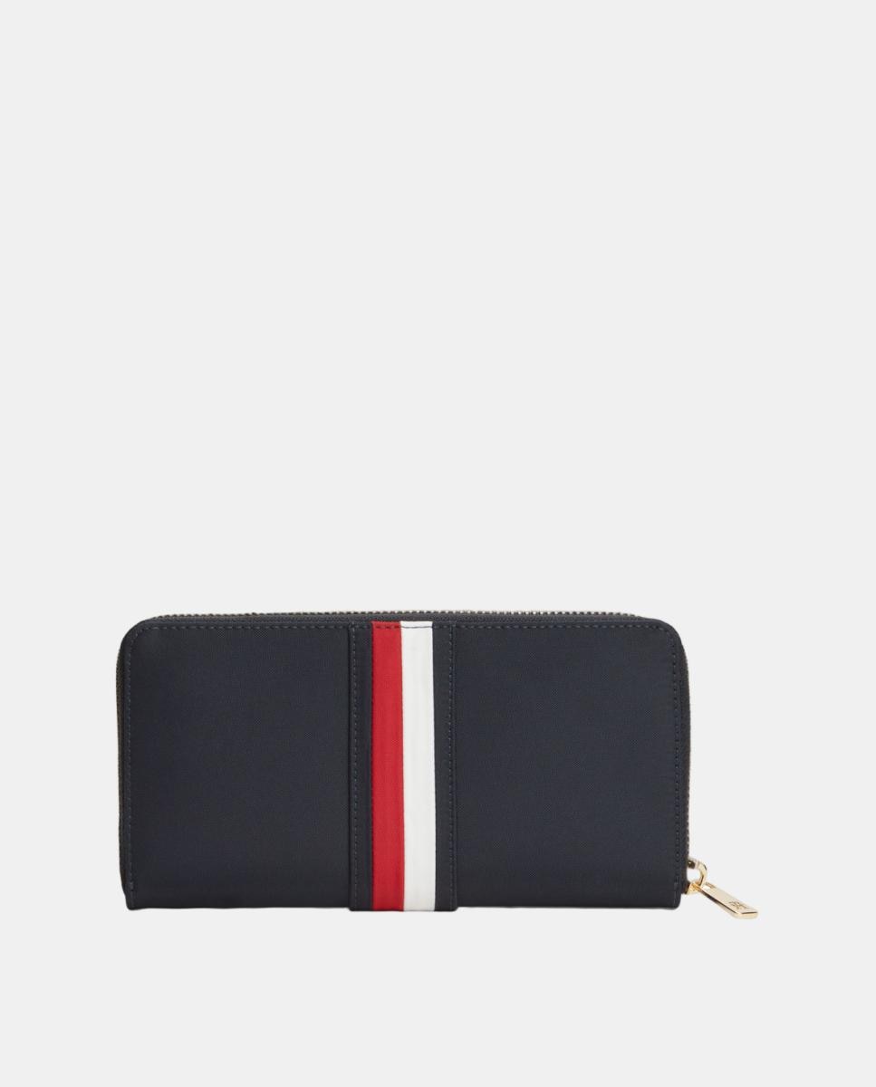 Cartera de mujer en color con detalle corporativo - Tommy Hilfiger - Azul marino Azul marino-2