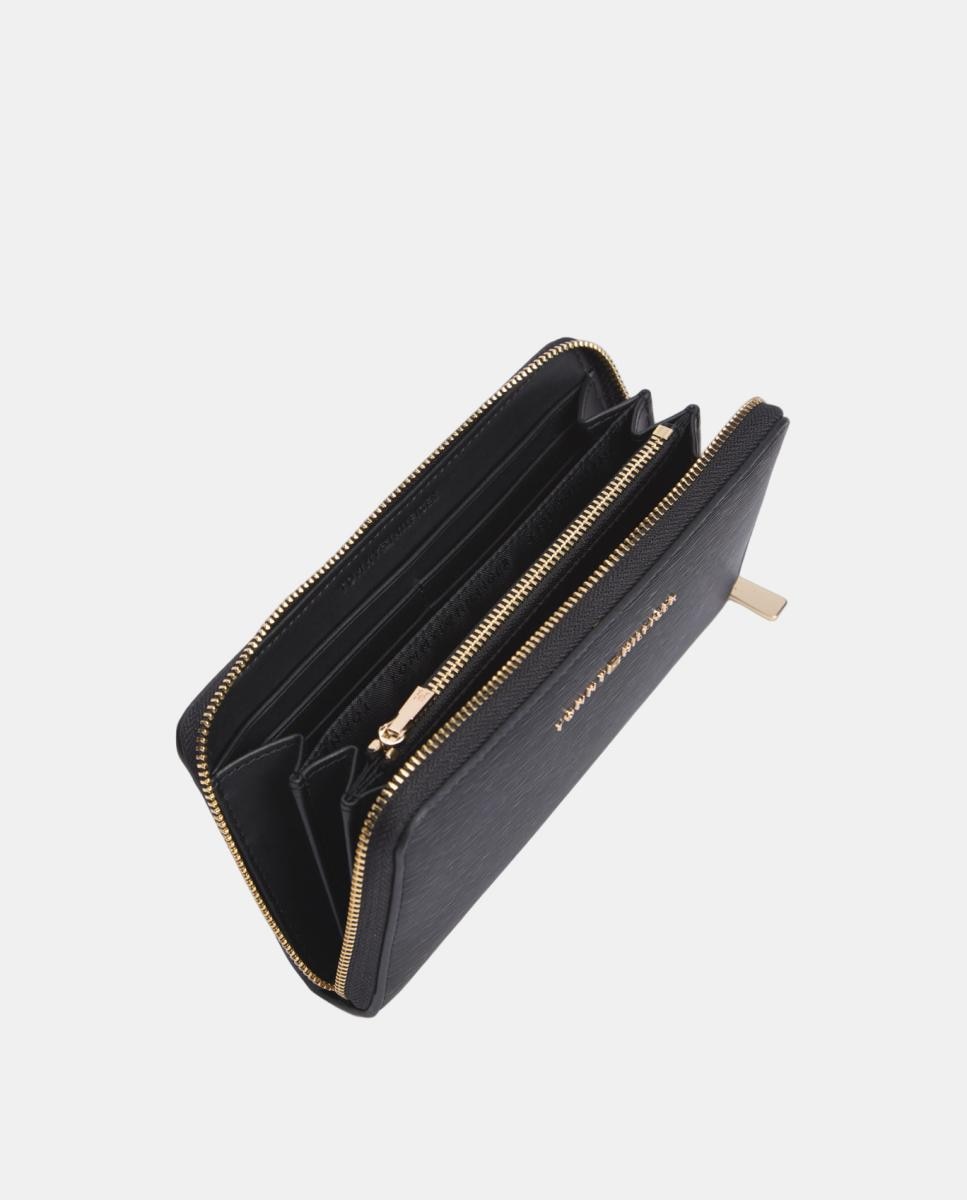 Cartera de mujer en color - Tommy Hilfiger - Negro Negro-3