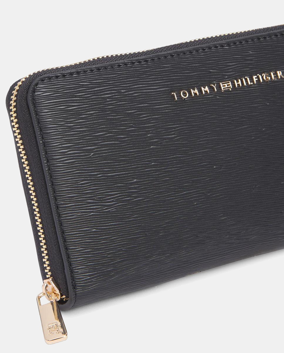 Cartera de mujer en color - Tommy Hilfiger - Negro Negro-4