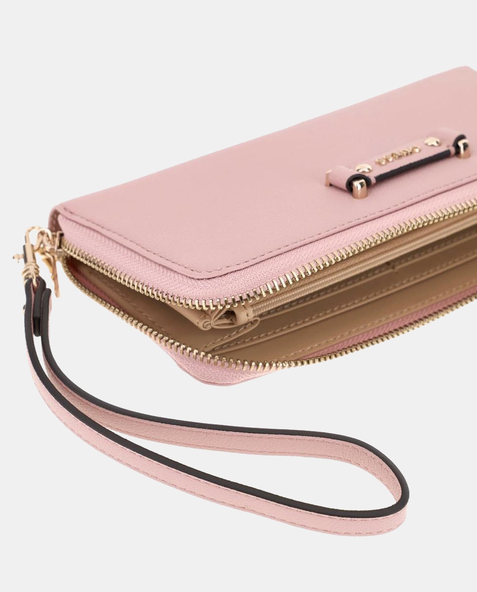 Porta-Moedas Dorothy Compacto com Fecho de Correr Rosa-5