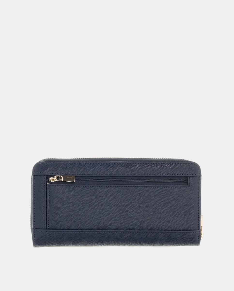 Porta-Moedas Amorette Compacto com Fecho de Correr Azul-escuro-4