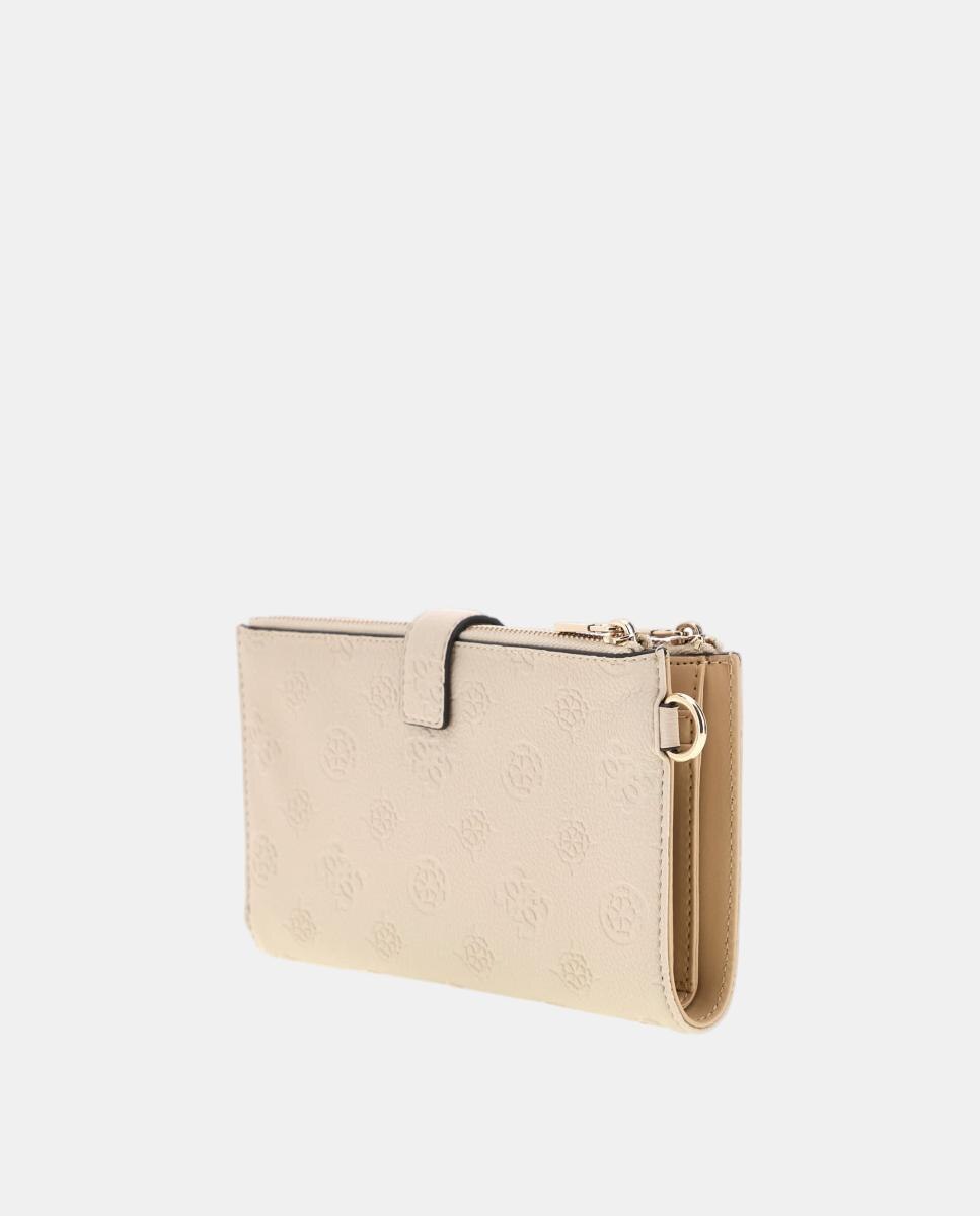 Mala Pouch Blake com Fecho de Correr Superior e Logótipo Natural-4