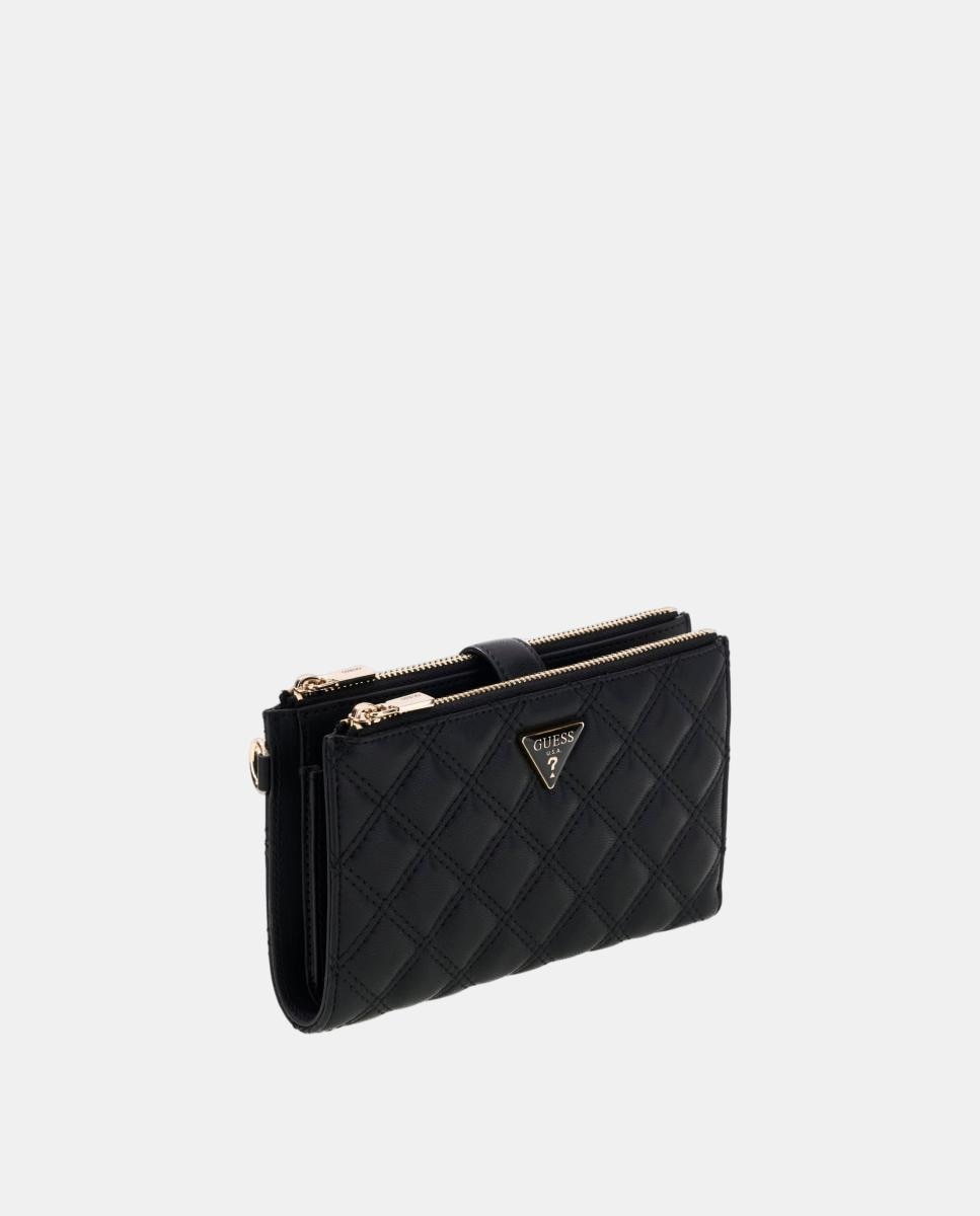 Mala Pouch Juliet com Fecho de Correr Superior e Logótipo Preto-4