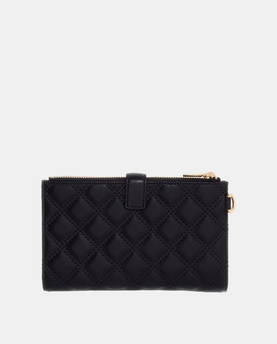 Mala Pouch Juliet com Fecho de Correr Superior e Logótipo Preto-5