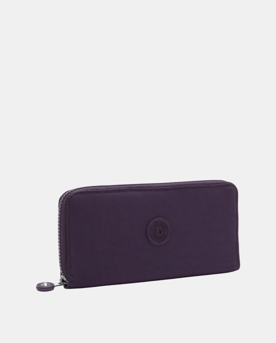 Carteira Grande com Ranhura para Cartões Roxo-4