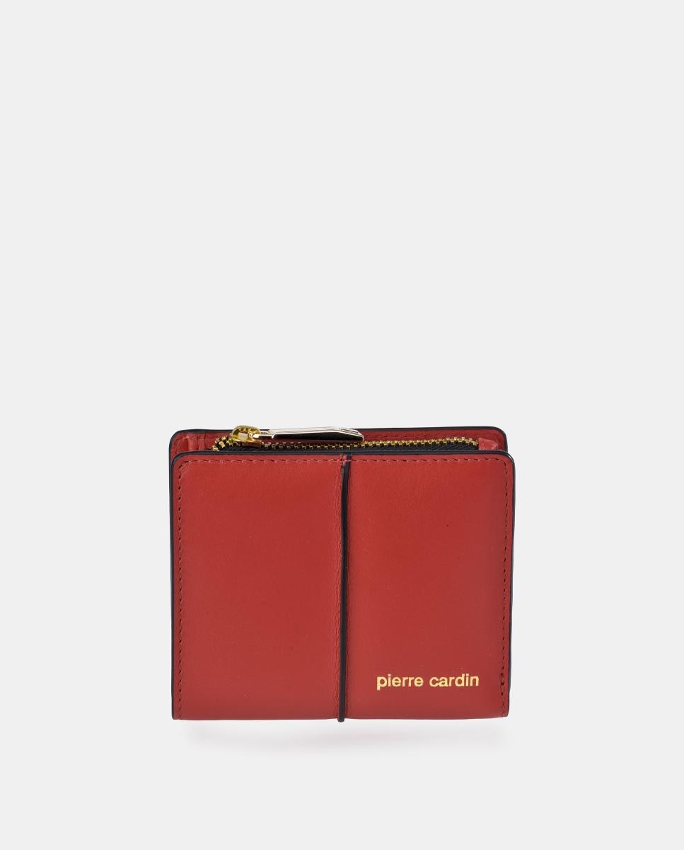 Imagem 0 de Porta-Moedas em Pele Suave com Fecho de Correr e Secção para Notas