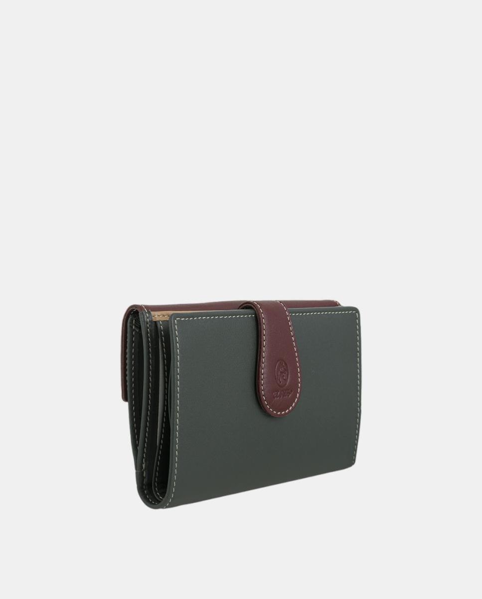 Imagen 2 de Billetero cartera de señora fabricado en piel vacuno - El Potro - Verde Verde
