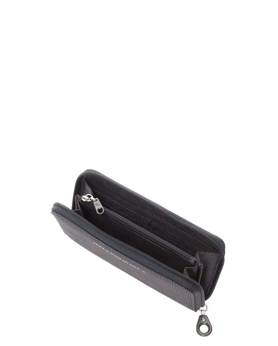 Cartera grande gris oscura con cremallera - Mandarina Duck - Gris oscuro Gris oscuro-3