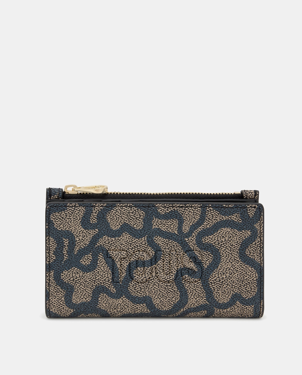 Billetera S flat kaos icon Beige de Tous - Negro Negro-1