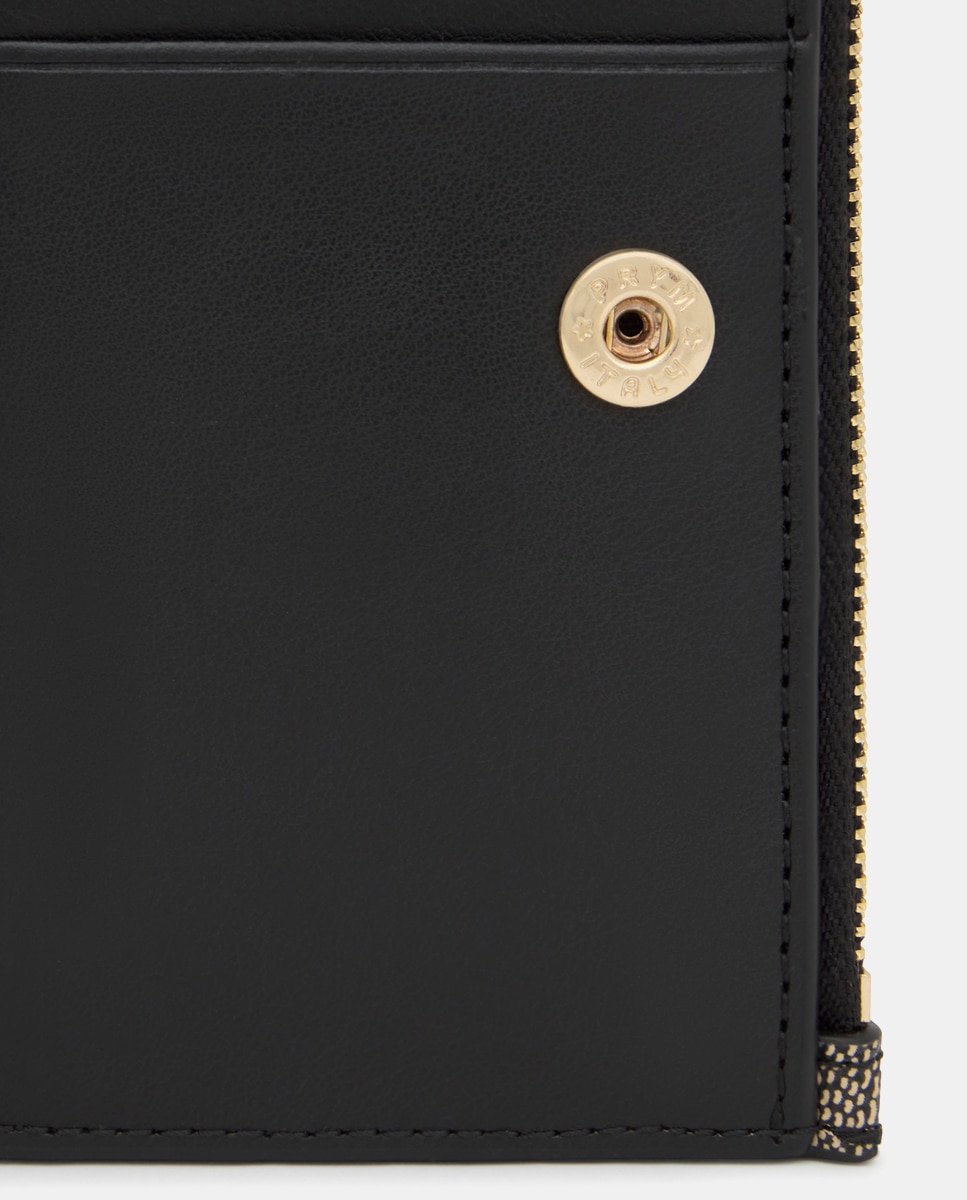 Billetera S flat kaos icon Beige de Tous - Negro Negro-4