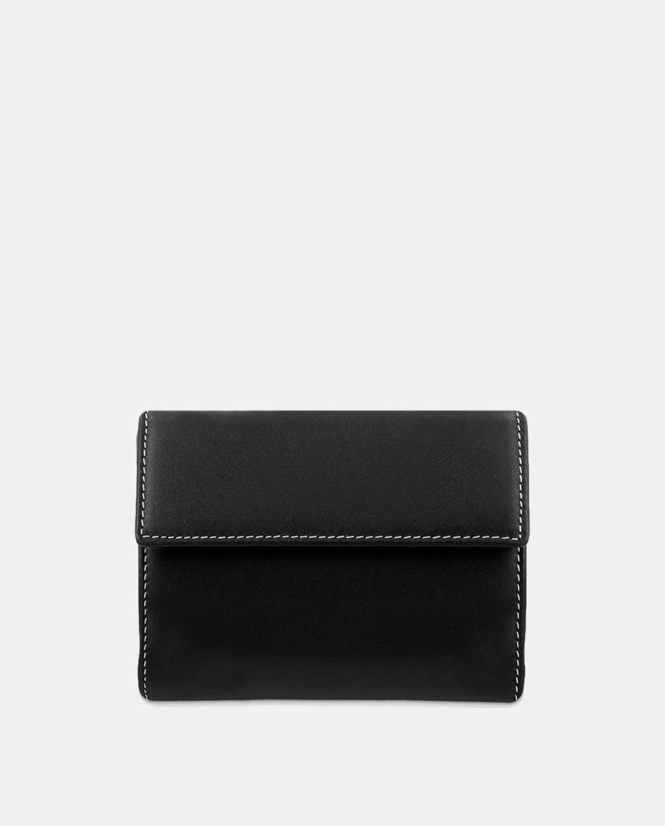 Imagen 5 de Billetero cartera de señora fabricado en piel vacuno color - El Potro - Negro Negro
