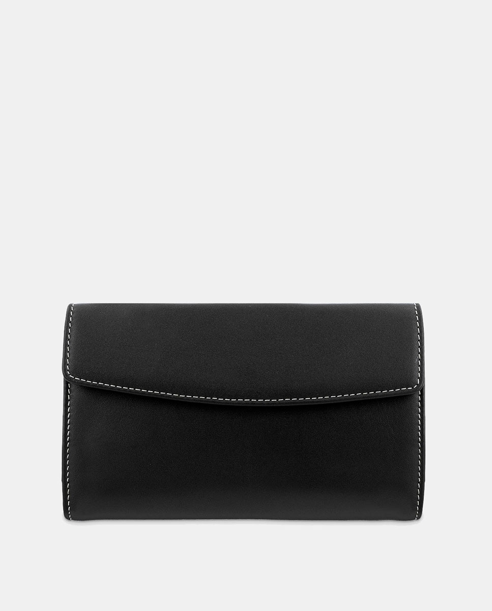 Imagen 5 de Billetero cartera de señora fabricado en piel vacuno color - El Potro - Negro Negro