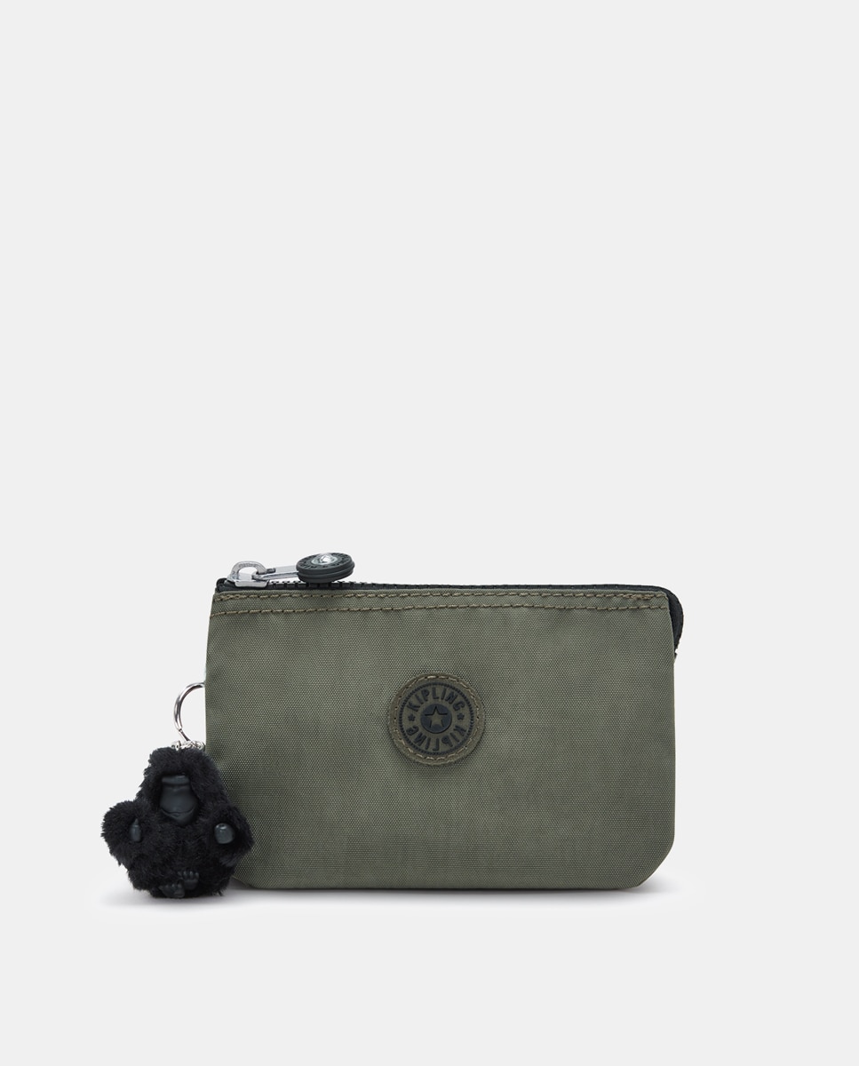 Monedero pequeño con llavero - Kipling - Verde militar Verde militar-1