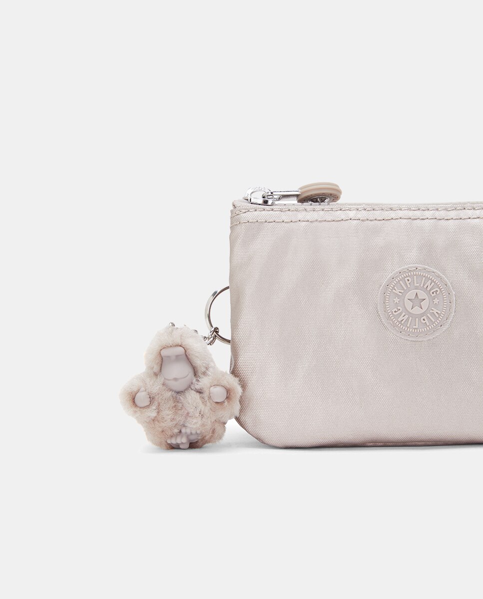 Monedero pequeño con llavero - Kipling - Oro Oro-5