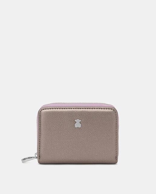 Imagem 0 de Porta-Moedas com Fecho de Correr - Prateado