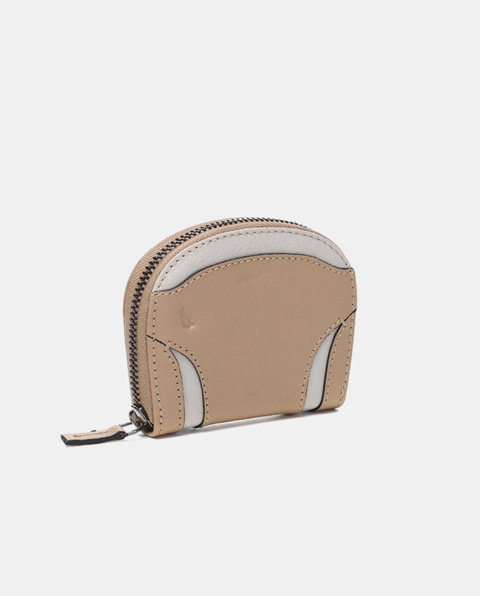 Porta-Moedas Oceans Diary em Pele - Camel Camel-3