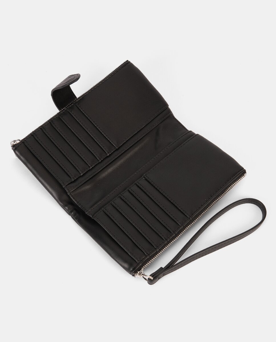 Porta-Moedas com Porta-Cartões Preto-4