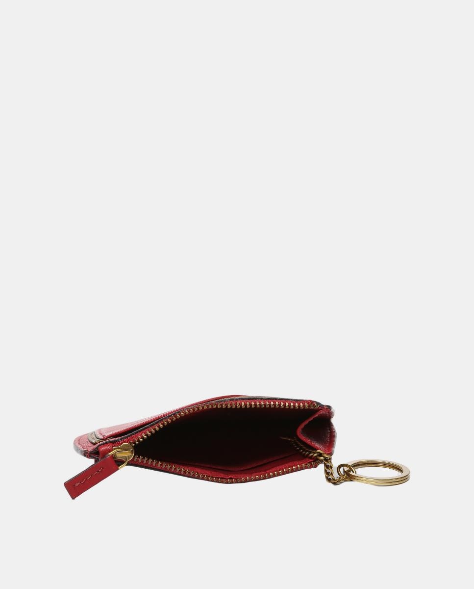 Porta-Moedas Freedom em Pele Vermelho-5