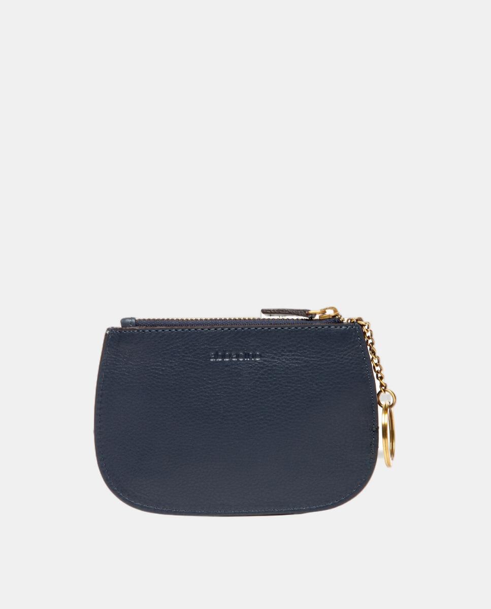 Porta-Moedas Freedom em Pele Azul-3