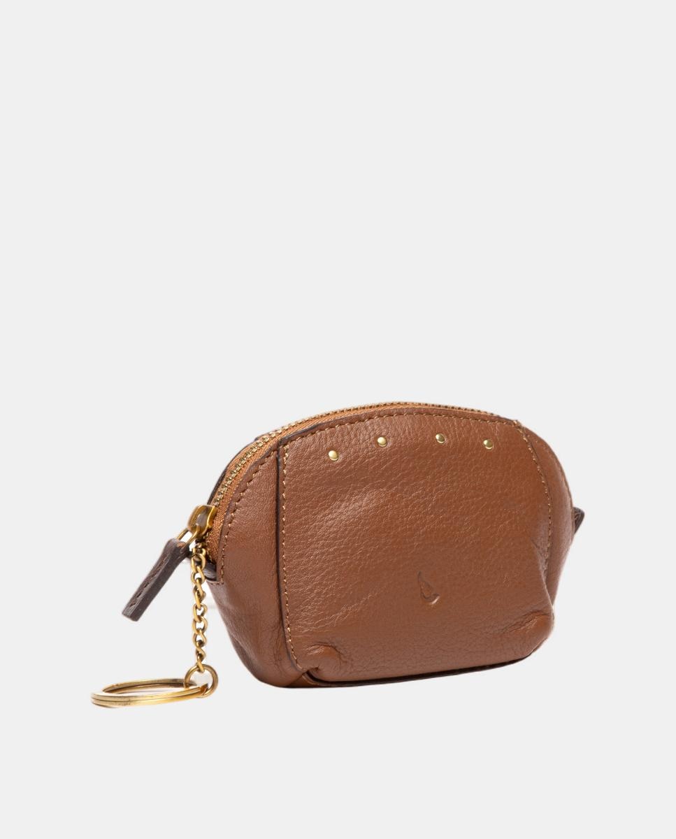 Porta-Moedas Freedom em Pele Castanho-2