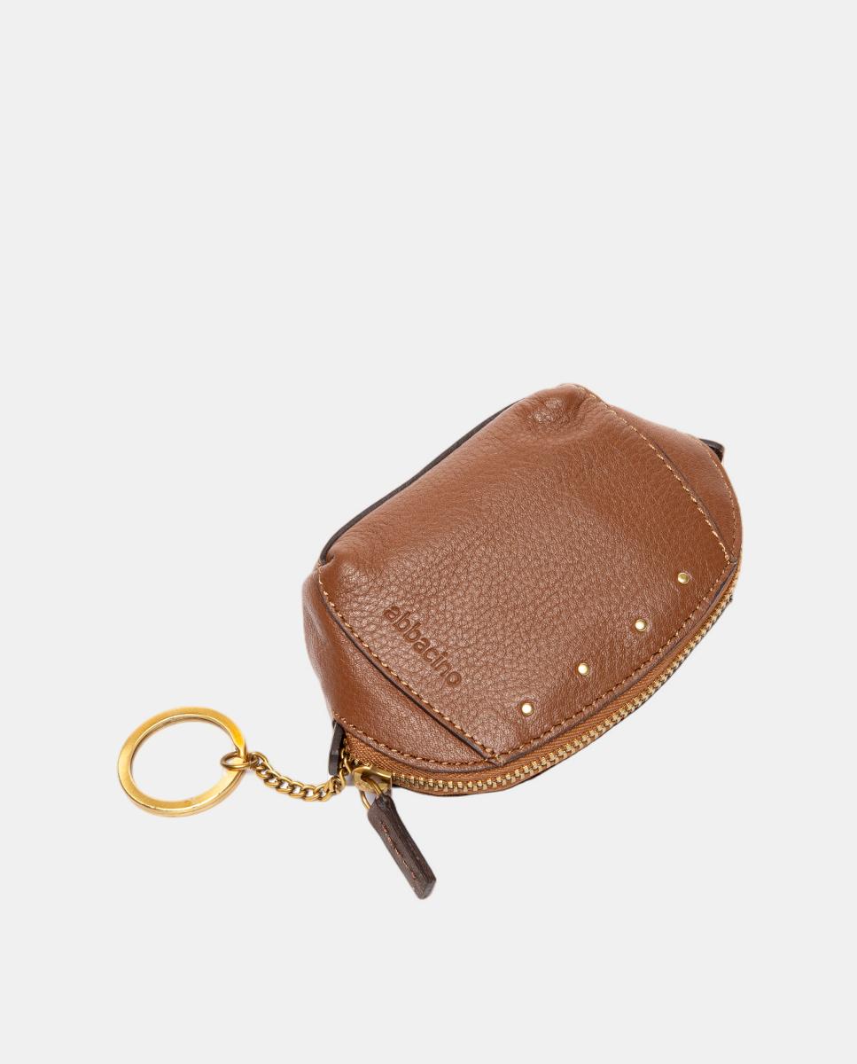 Porta-Moedas Freedom em Pele Castanho-4